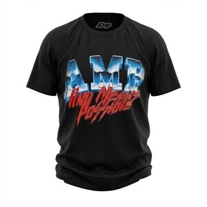 AMP Merch Lightning Black T-Shirt